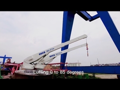 4m Telescopic Radio Remote Control CCS Ship Deck Cranes