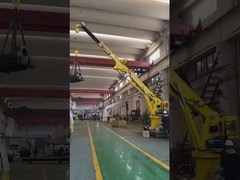 1.7T8.3M Knuckle Boom Telescopic Marine Crane فیلدی از آزمایش