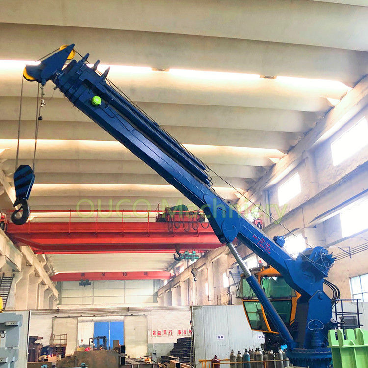 Hydraulic 1t Electro Telescopic Marine Pedestal Crane